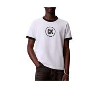 Calvin Klein Jeans - March Graphic Season - Homme - Tops - Blanc - Taille: M
