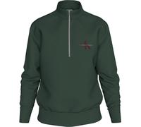 Calvin Klein Jeans Men's Ckj Monogram Quarter-Zip Fleece Sycamore LLG L Male