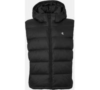 Calvin Klein Jeans Men's Essentials Water Resistant Down Sleeveless Short Puffer Jacket Noir UB1 L Male