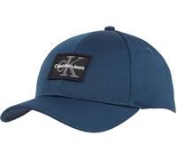Calvin Klein Jeans Men's Mono Logo Patch Baseball Caps Océan éclairé par la lune Taille unique Male