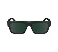 Calvin Klein Jeans Men's Sunglasses CKJ24603S - Matte Black with Solid Green Lens