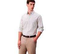 Calvin Klein - Chino slim en serge - Homme - Pantalons - Beige - Taille: W33