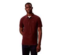 Calvin Klein SS Monogram Pique Polo Lv040Em269 S/S, Purple (Mocha Brown), L Homme