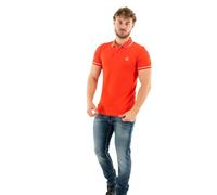 Calvin Klein Jeans Polo Manches Courtes Homme, Rouge (Fiery Red), XXL