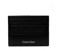 Calvin Klein Porte-Carte Homme Subtle Mix Cardholder Porte-Carte, Noir (CK Black Pebble and Smooth), Taille Unique