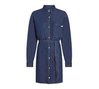 Calvin Klein Belted Tencel Shirt Dress Autres Robes, Denim Black, S Femme