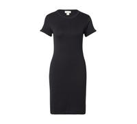 Calvin Klein Jeans Robe femme noire côtelée, manches courtes Taille 38