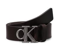 Calvin Klein Jeans Round Mono Ceinture Cuir véritable 95 cm brun