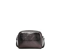 Calvin Klein Jeans Sculpted Camera Bag TUM K60K612731, Sac à bandoulière Femme, Beige (Gunmetal), OS