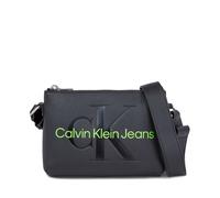 Calvin Klein Jeans Femme Sac à Bandoulière Petit, Noir (Black/Dark Juniper), Taille Unique