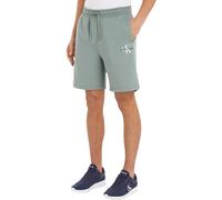 Calvin Klein Jeans Short de Jogging Homme Monologo Short Taille Élastique, Gris (Slate Gray), XXS