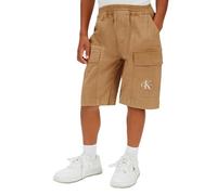Calvin Klein Jeans Short enfant en coton tissé LVCKSJC31B 8721, marron, 12 ans