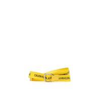 Calvin Klein Jeans Slider Webbing Belt Ceinture femme K60K608292 ZHM Bright Sunshine, jaune, 80 cm