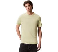 Calvin Klein Jeans SS Smooth CTTN Solid CREWNK Tee LV040HM265 Tees, Beige (Poire d'hiver), L, Beige (Poire d'hiver), L