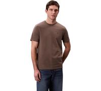 Calvin Klein Jeans SS Smooth CTTN Solid CREWNK Tee LV040HM265 Tees, Gris (Morel), XS, Gris (Morel), XS
