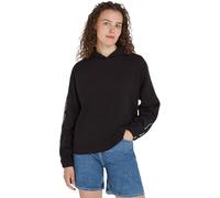 Calvin Klein Jeans Sweat à Capuche Femme avec Capuche, Noir (Ck Black), XS