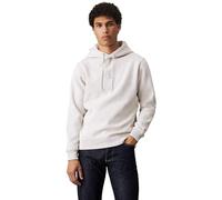 Calvin Klein Jeans Homme MONOLOGO HOODIE J30J325629, Grey (Ivory Grey Heather), S