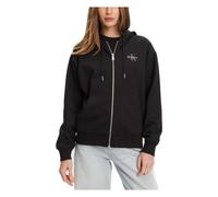 Calvin Klein Jeans - Sweat à capuche zippé - Femme - Sweatshirts et sweats à capuche - Noir - Taille: 38 FR