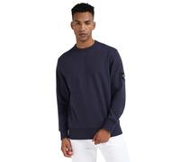 Calvin Klein Jeans Sweat Homme Badge Crew Neck sans Capuche, Bleu (Ink), 3XL