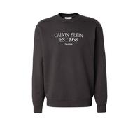 Calvin Klein Jeans Sweat-shirt '1968 NYC' noir / blanc, Taille L
