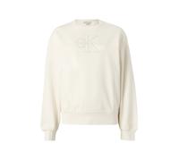 Calvin Klein Jeans Sweat-shirt blanc / blanc cassé, Taille L