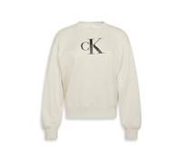 Sweat-shirt Calvin Klein Monologue French gris femme - L
