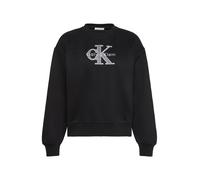 Calvin Klein Jeans Sweat-shirt gris / noir / blanc, Taille XL