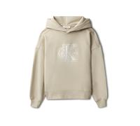 Calvin Klein Jeans Sweat-shirt taupe / argent / blanc, Taille 116