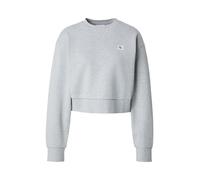 Calvin Klein Jeans Sweat-shirt 'Woven Label' gris chiné, Taille XL-XXL