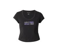 Calvin Klein Jeans T-shirt '1968' lavande / noir / blanc, Taille L