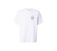 Calvin Klein Jeans 20s April Graphic Seasonal Short Sleeve T-shirt Blanc M Homme