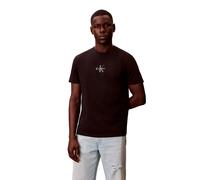 Calvin Klein Jeans, Homme, Tops, Noir, Taille: L 30S Micro Monologo T-Shirt