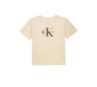 Calvin Klein Ib0ib02610 Short Sleeve T-shirt Beige 8 Years Garçon