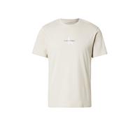 Calvin Klein Jeans T-Shirt beige / blanc, Taille L