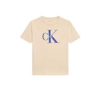 Calvin Klein Kids T-Shirt 'CK MONO LOGO SS T-SHIRT' beige, Taille 128