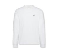 Calvin Klein, Homme, Tops, Blanc, Taille: XL T-Shirt à Manches Longues