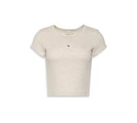 Calvin Klein Jeans T-shirt écru / gris clair / bordeaux, Taille XXL