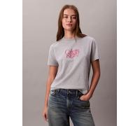 Calvin Klein Jeans T-shirt gris clair / rose, Taille M