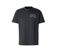 Calvin Klein Jeans T-Shirt gris foncé / blanc, Taille S