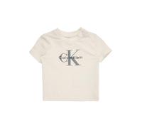 Calvin Klein Jeans T-Shirt gris / noir / blanc cassé, Taille 80