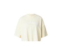 Calvin Klein Jeans T-shirt 'HERITAGE' jaune pastel / blanc, Taille L