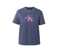Calvin Klein T-Shirt HR SS Clssc Mnlg CNC Lv047B865G pour Femme, Gris, XS