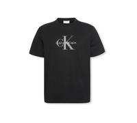 Calvin Klein Jeans T-Shirt 'Hero' gris / noir / blanc, Taille XS