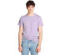 Calvin Klein Jeans T-Shirt Manches Courtes Homme CK Embro Badge Col Ras-du-Cou, Violet (Pastel Lilac), XS