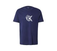 Calvin Klein Jeans T-Shirt marine / blanc, Taille L