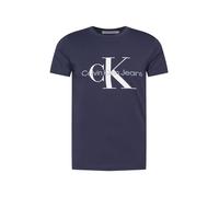 Calvin Klein Jeans T-Shirt Homme Manches Courtes Core Monologo Slim, Bleu (Night Sky), XXS
