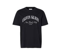 Calvin Klein Jeans T-Shirt noir / blanc, Taille S