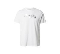 Calvin Klein Jeans T-Shirt noir / blanc, Taille XL