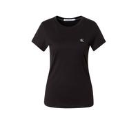 Calvin Klein Jeans Embroidery Slim Tee J20J212883 Hauts en Tricot à Manches Courtes, Noir (CK Black), XXL Femme