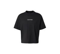 Calvin Klein Jeans T-Shirt 'OBSESSION' orange clair / noir / blanc, Taille XL